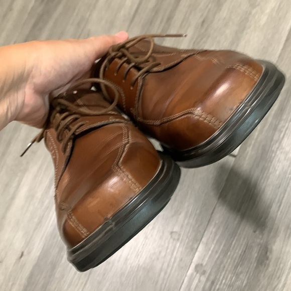ECCO Helsinki Lace‎ Up Brown Leather Oxfords size 11 main image 5
